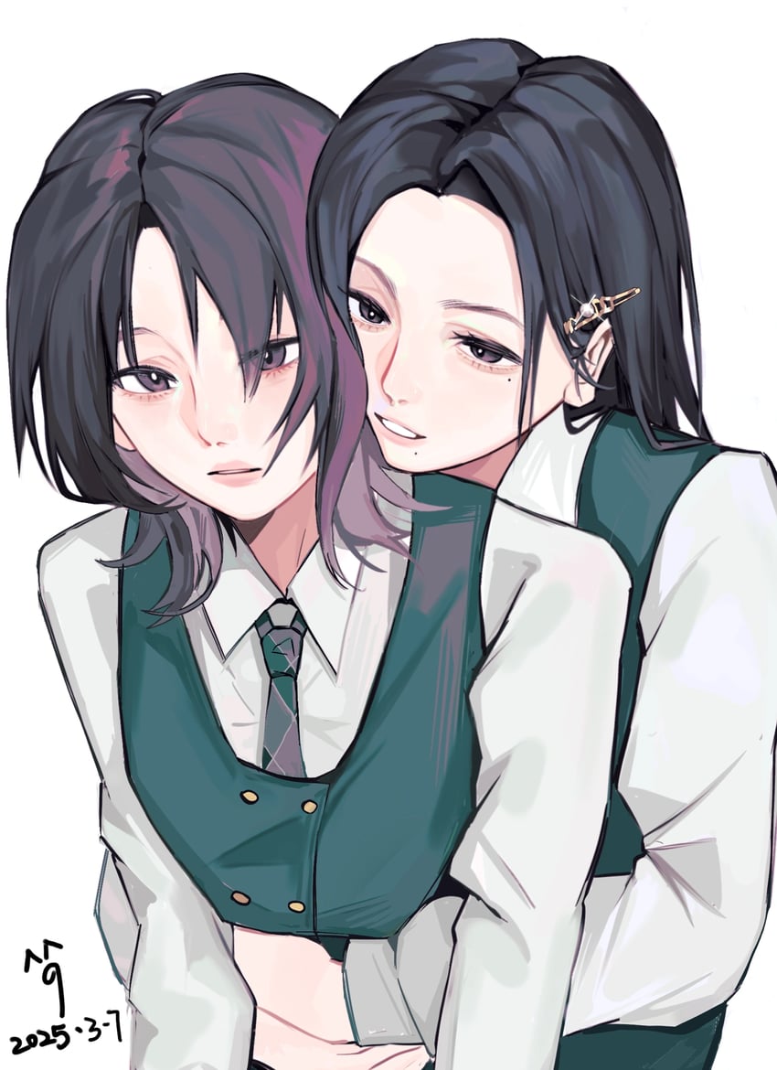 yoo je-i and woo seul-gi (friendly rivalry) drawn by chengxin_pian_ni_bie_bu_shangdang