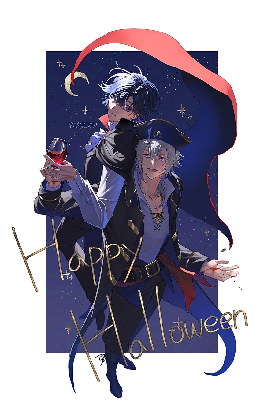 rean schwarzer and crow armbrust (eiyuu densetsu and 2 more) drawn by anotherside_rd