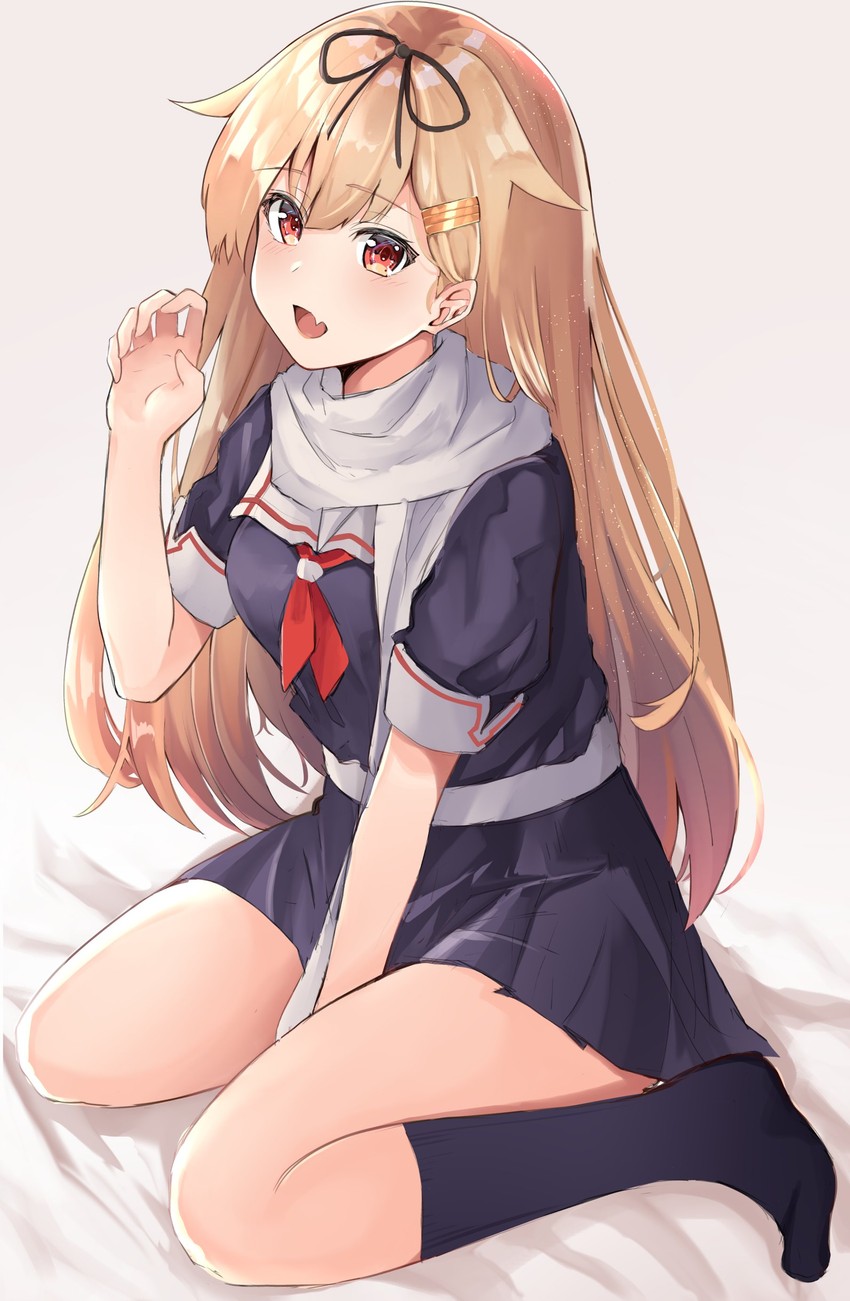 yuudachi and yuudachi kai ni (kantai collection) drawn by shiina_aoi