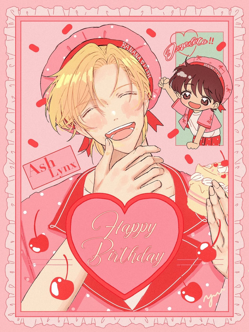 ash lynx and okumura eiji (banana fish) drawn by yu_ru_lull