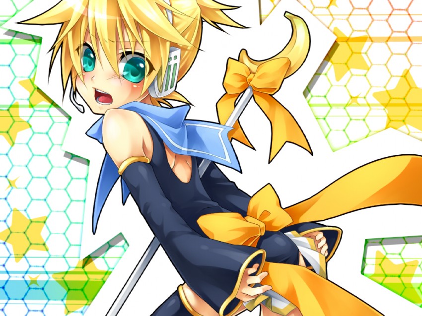 kagamine len (vocaloid and 1 more) drawn by ueno_tsuki