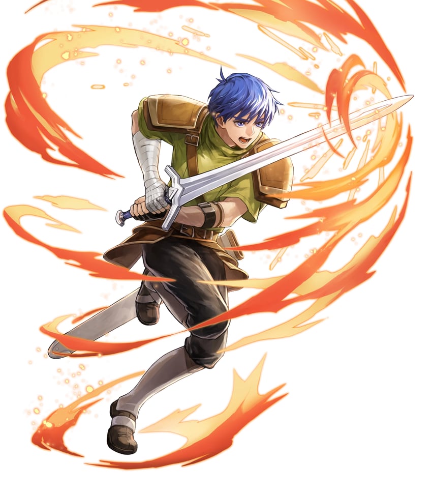 ogier (fire emblem and 2 more) drawn by uroko_(mnr)