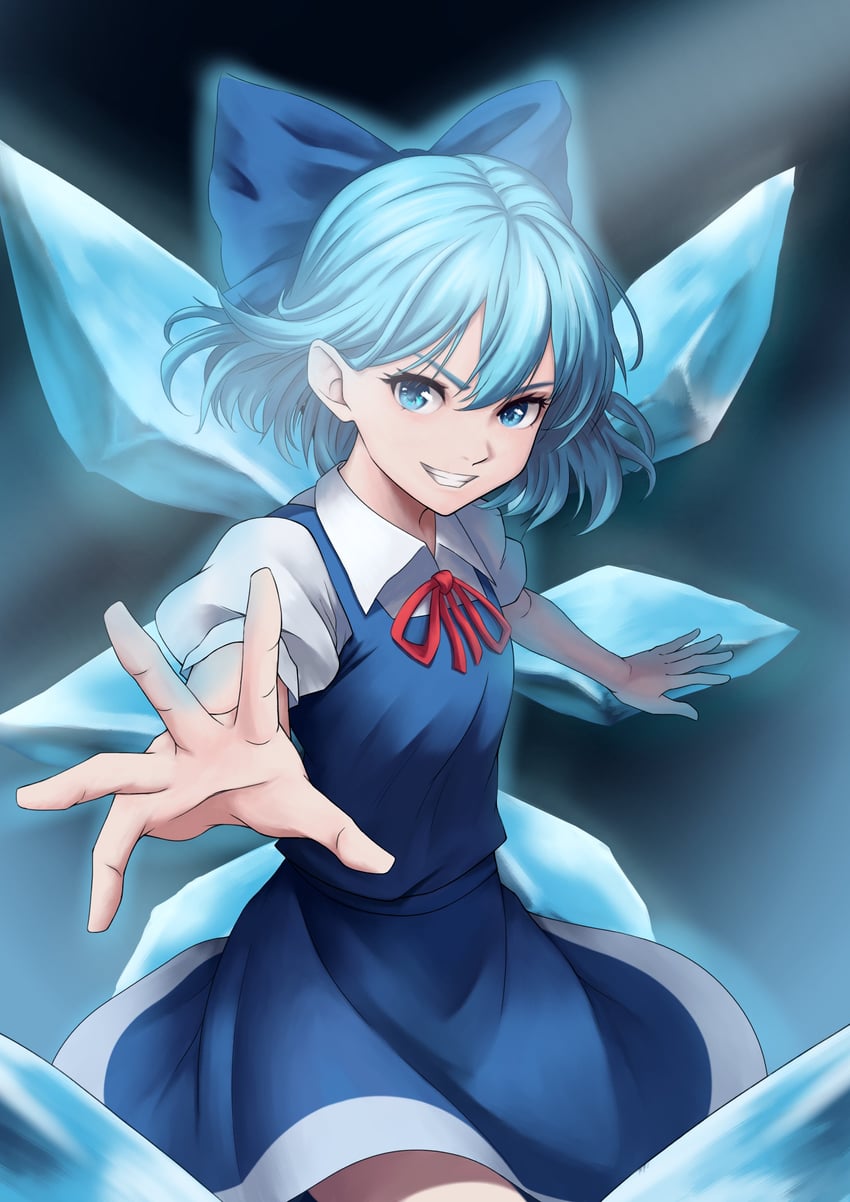 cirno (touhou) drawn by smacphadraig