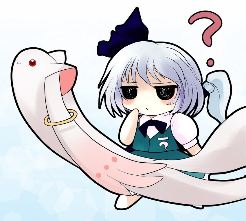 konpaku youmu and kyubey (touhou and 1 more) drawn by yume_shokunin