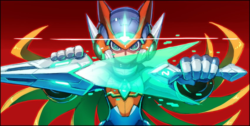 zero and zero(z) (mega man and 1 more) drawn by hi-go!