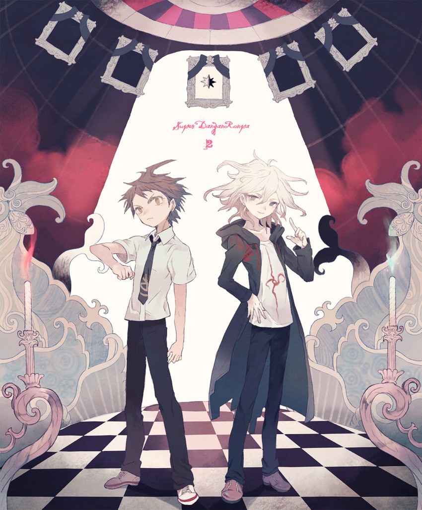 komaeda nagito and hinata hajime (danganronpa and 1 more) drawn by mode-pesu