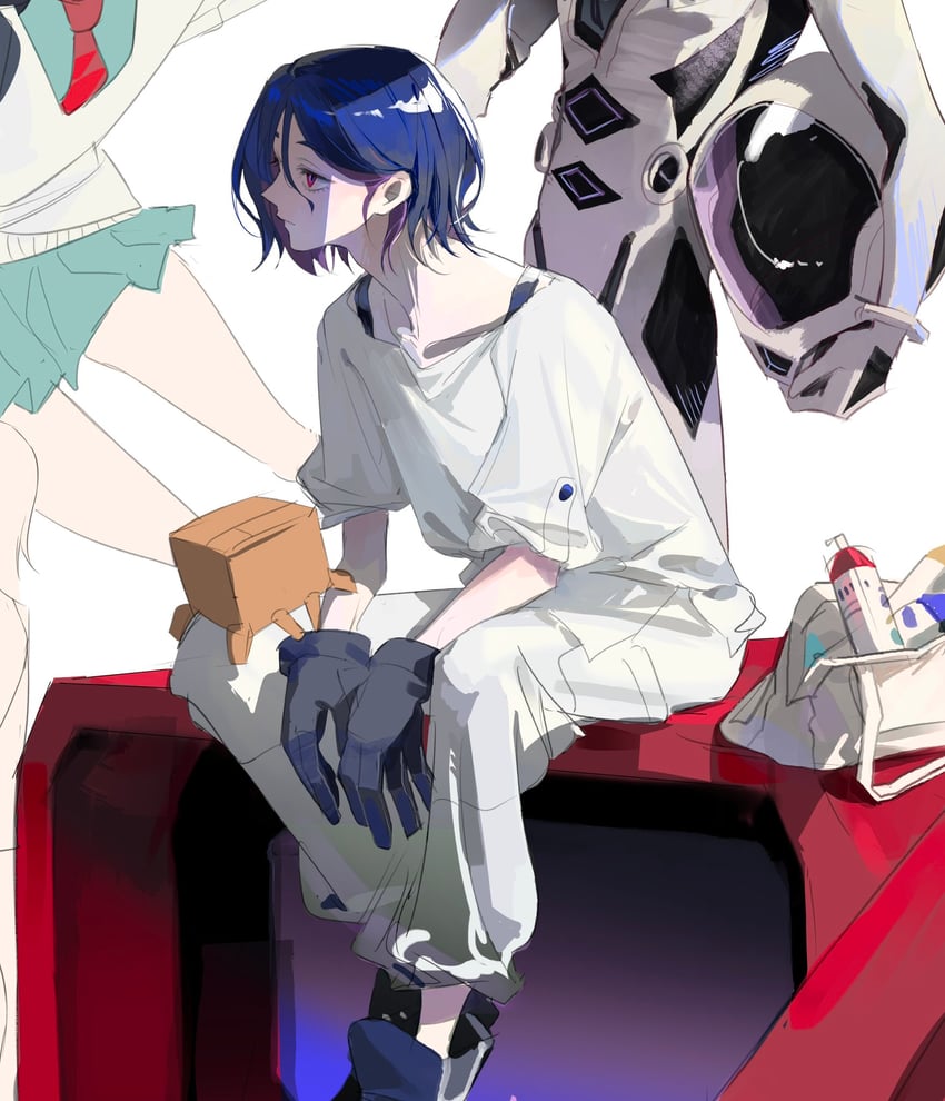 amate yuzuriha, shuji ito, conch, and xavier olivette (gundam and 1 more) drawn by gamdol_1
