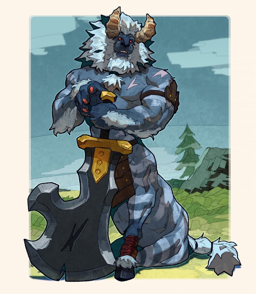 lynel (the legend of zelda and 1 more) drawn by roamingthrough1