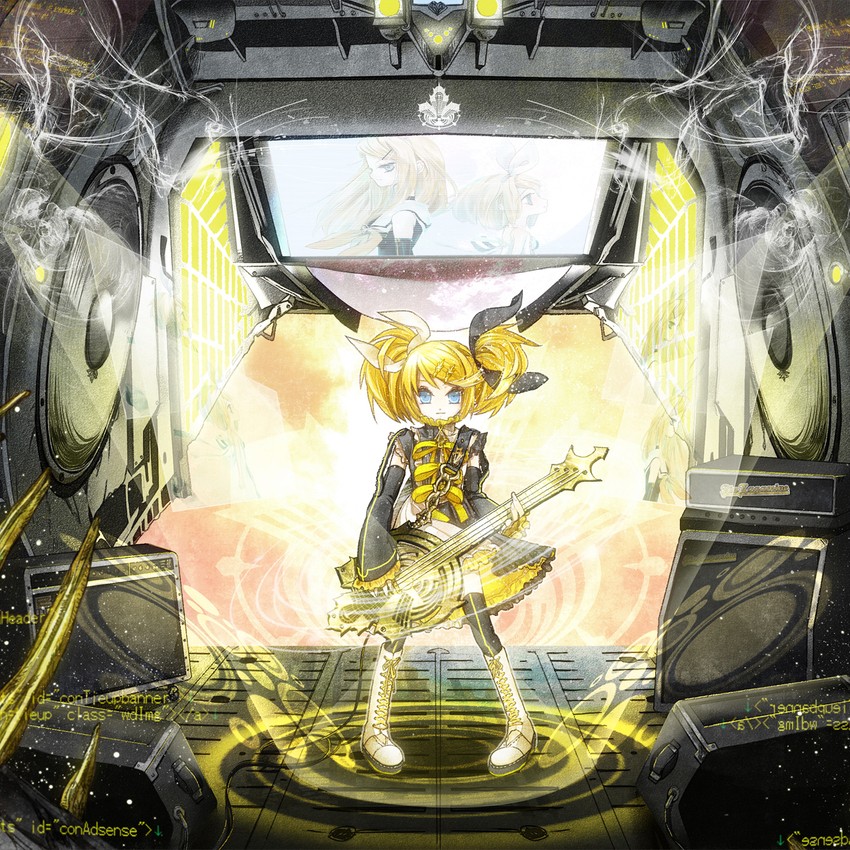kagamine rin (vocaloid and 1 more) drawn by 218
