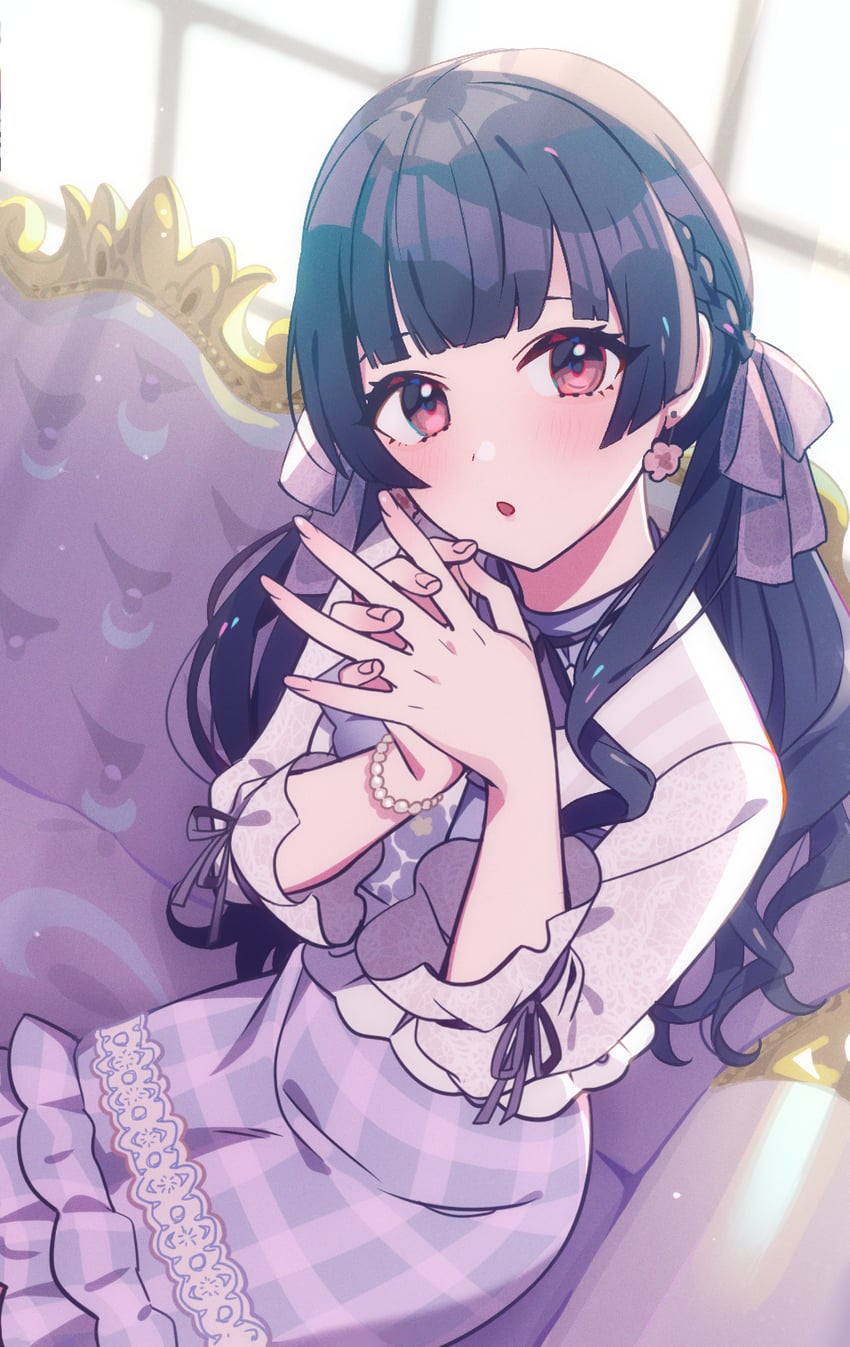 mayuzumi fuyuko (idolmaster and 1 more) drawn by yuura
