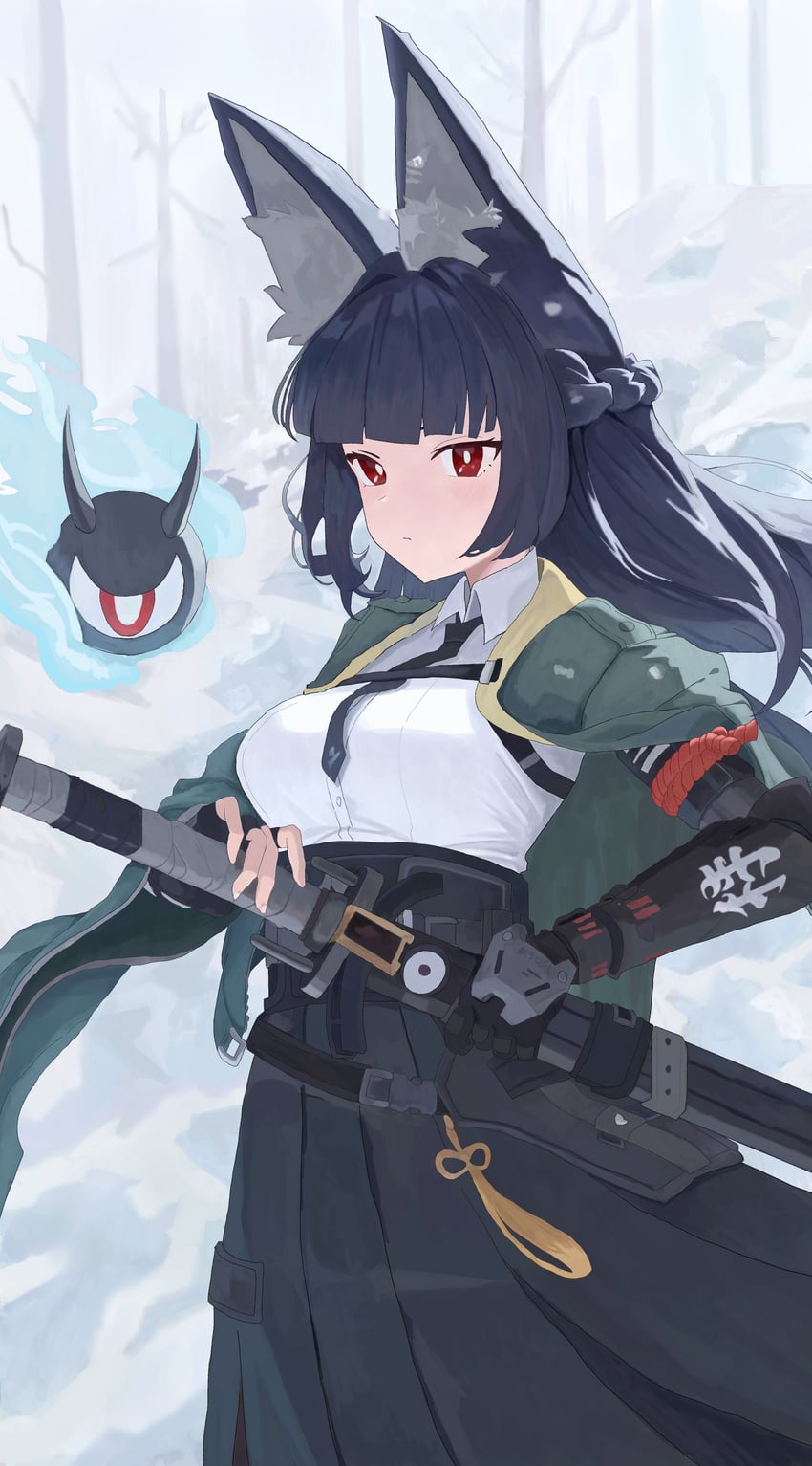 hoshimi miyabi and tailless (zenless zone zero) drawn by ago_(ago376)