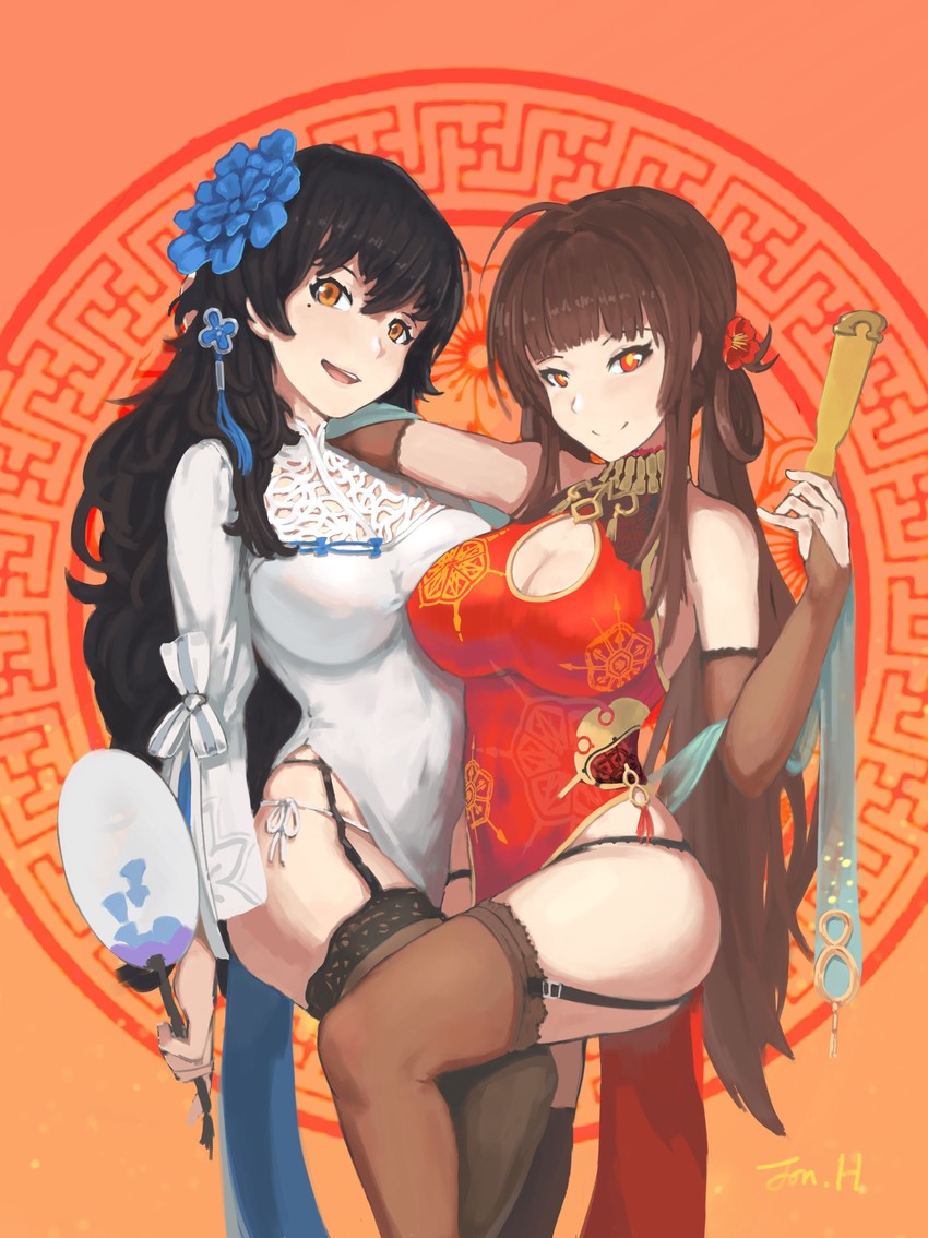 type 95 and dsr-50 (girls' frontline) drawn by jonathan_h