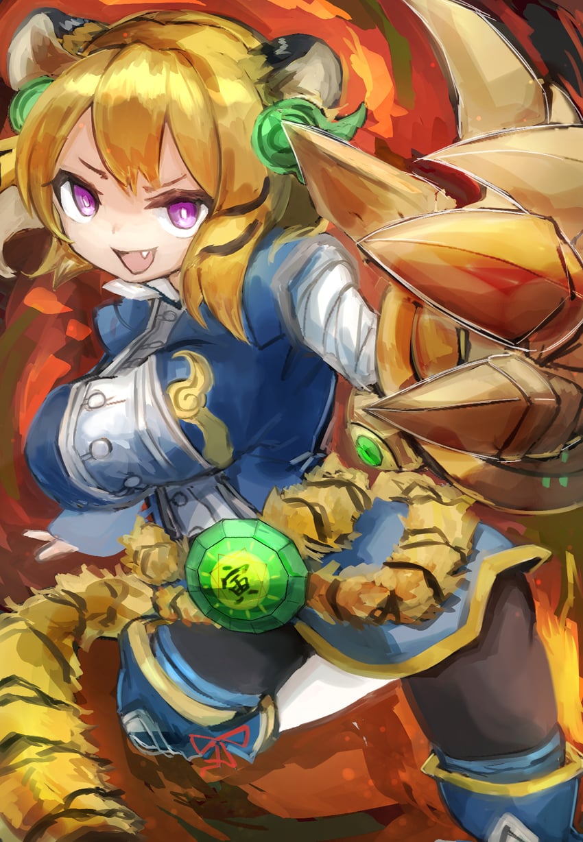 zoodiac tigermortar (yu-gi-oh!) drawn by hatano_kiyoshi