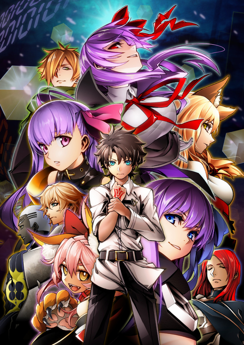 fujimaru ritsuka, tamamo, bb, meltryllis, tamamo cat, and 6 more (fate and 2 more) drawn by arikanrobo