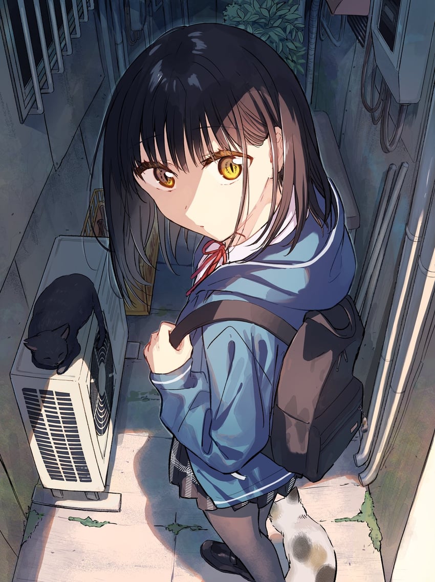 nekozane mugi (tonari no neko to koi shirazu) drawn by akinoko_(noco916)