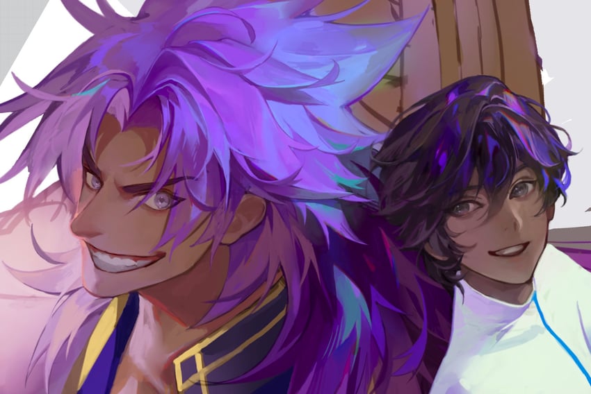 arjuna and bhima (fate and 1 more) drawn by daeraeband