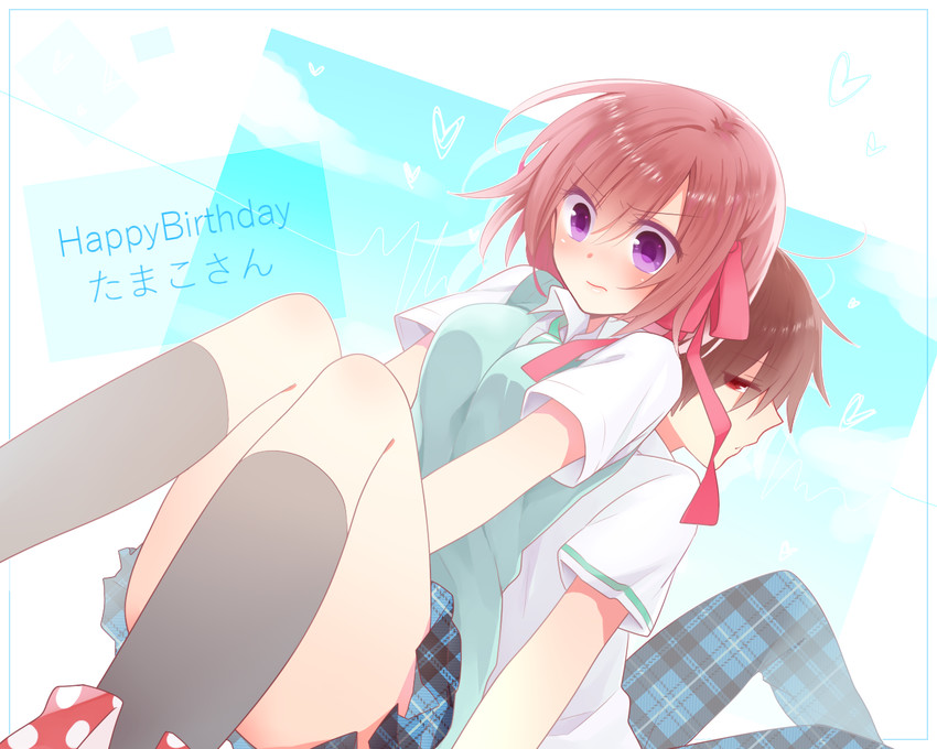 b-ko and a-ya (shuuen no shiori project) drawn by nyakelap
