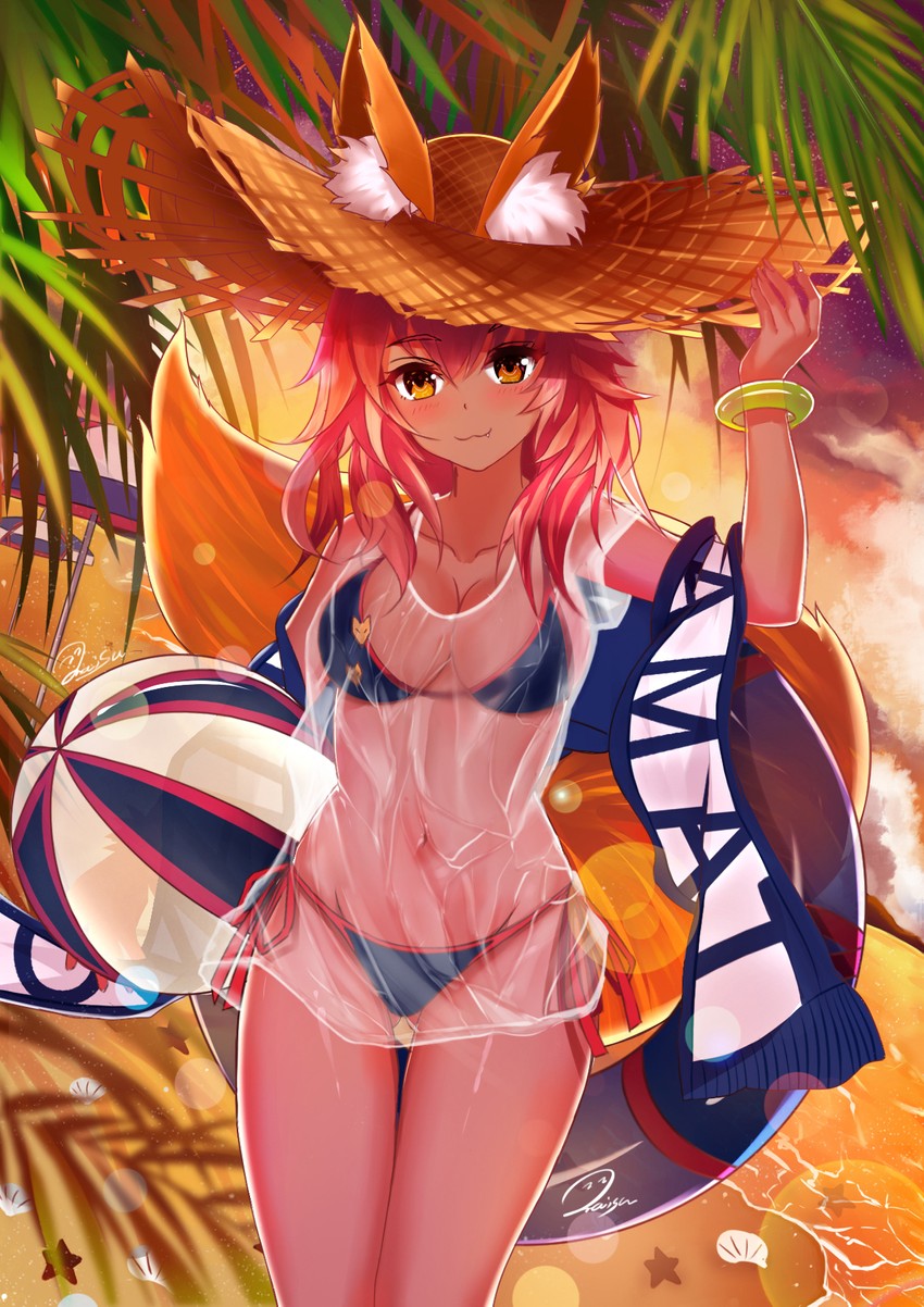 tamamo and tamamo no mae (fate and 1 more) drawn by xiao_dao_jun