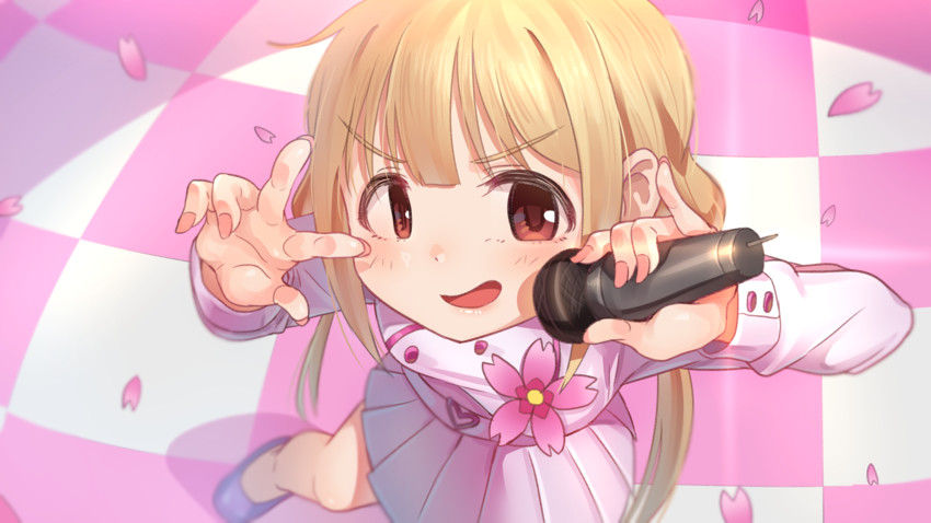 futaba anzu (idolmaster and 1 more) drawn by kamille_(vcx68)
