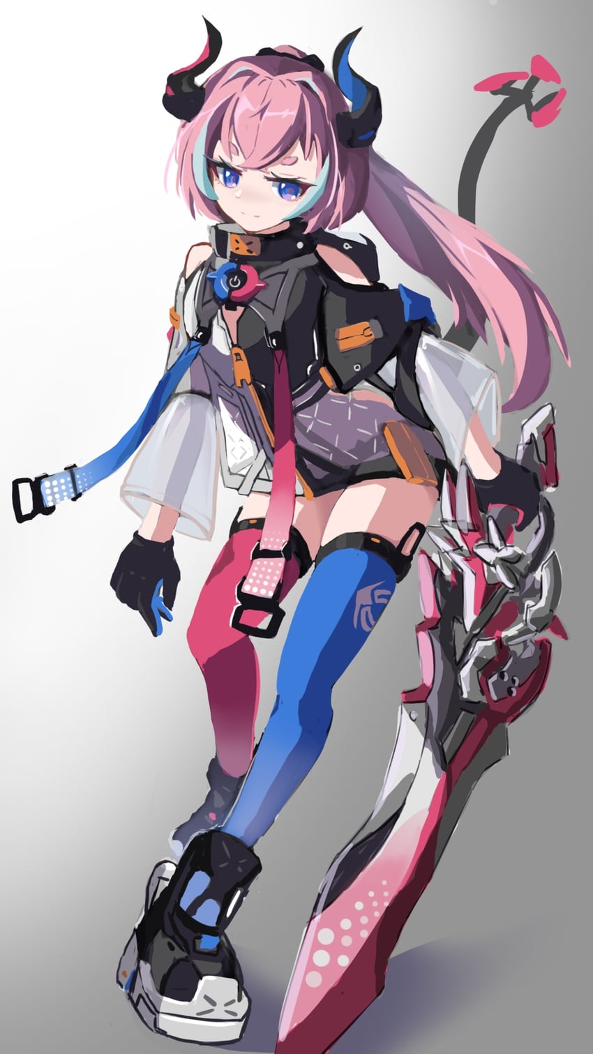 rozaliya olenyeva and delta (honkai and 1 more) drawn by quintincy