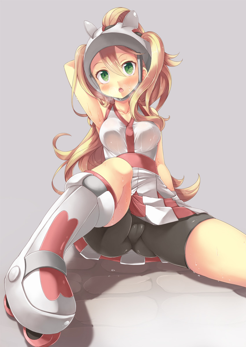 korrina (pokemon and 1 more) drawn by yuki_usagi_(snowcanvas)