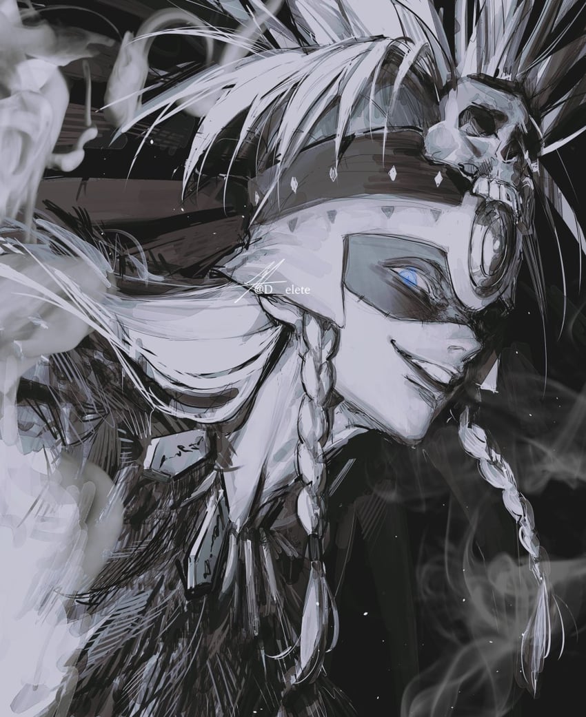 tezcatlipoca (fate and 1 more) drawn by au_(d_elete)