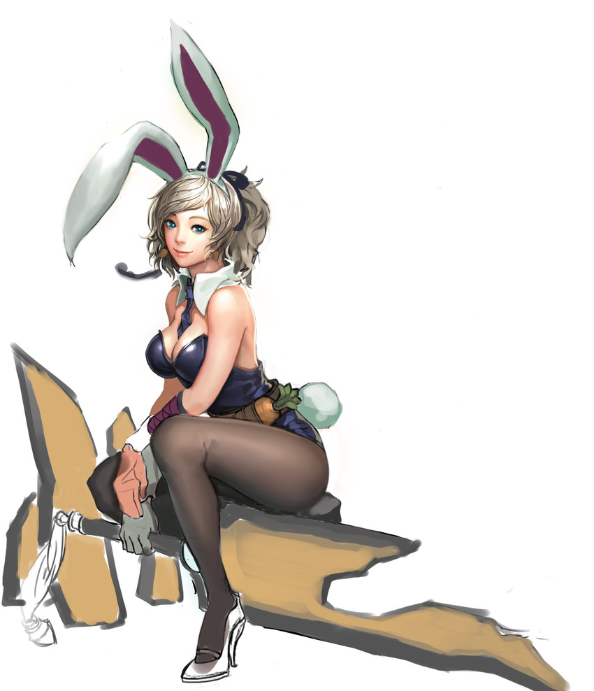 riven and battle bunny riven (league of legends) drawn by daeho_cha