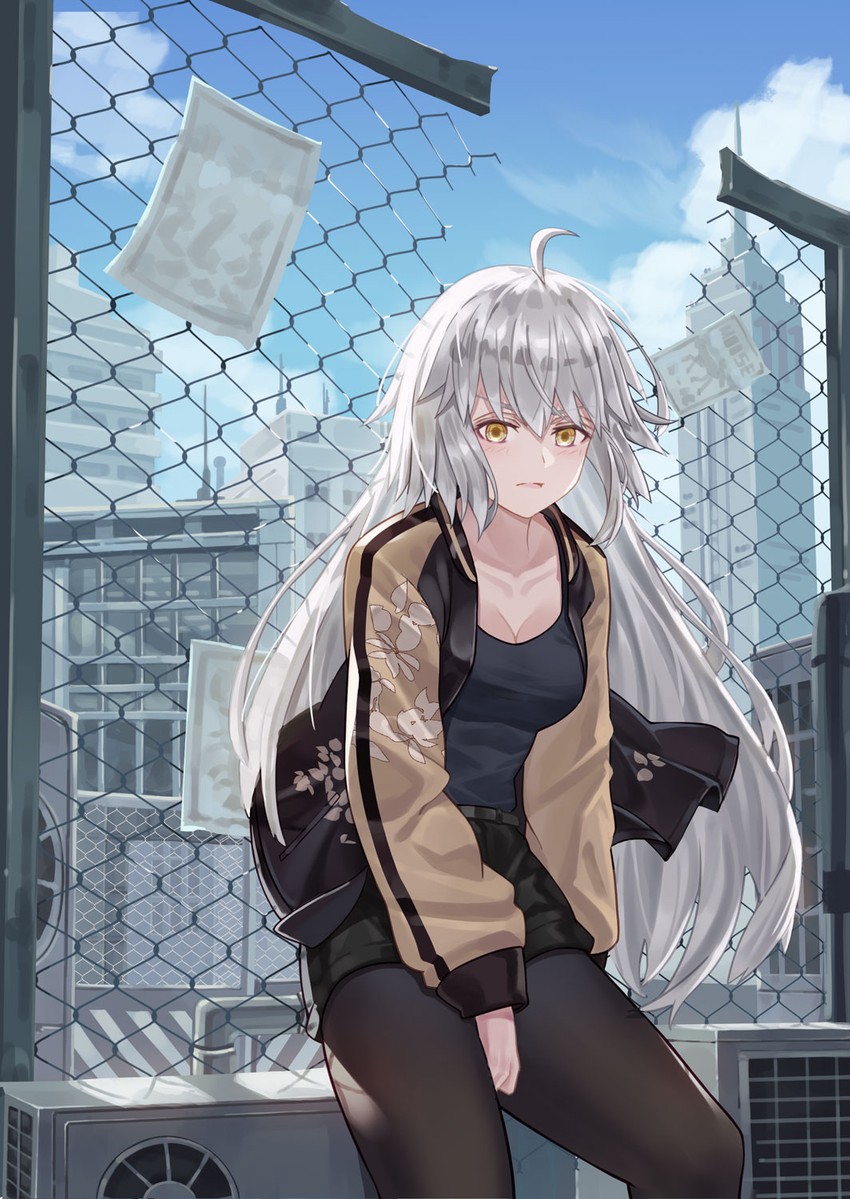 jeanne d'arc alter (fate and 1 more) drawn by whitecrow4444