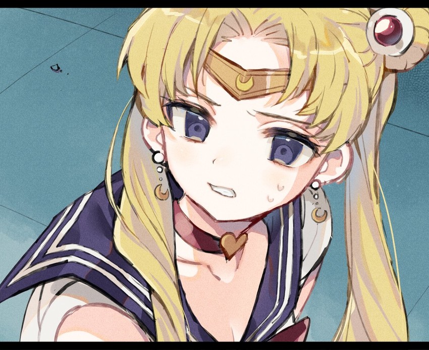 tsukino usagi and sailor moon (bishoujo senshi sailor moon and 1 more) drawn by kawaii_rowa