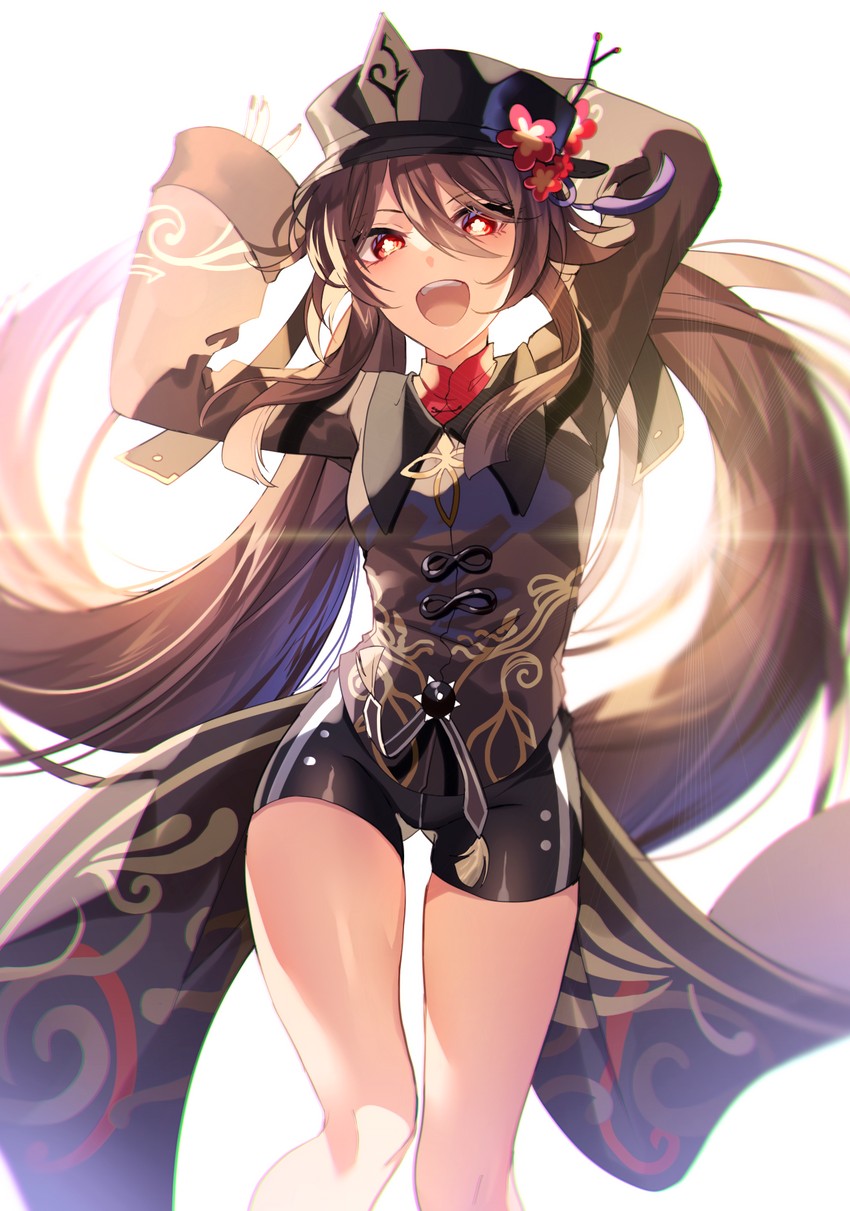 hu tao (genshin impact) drawn by urashima_(hidoro_mgmg)