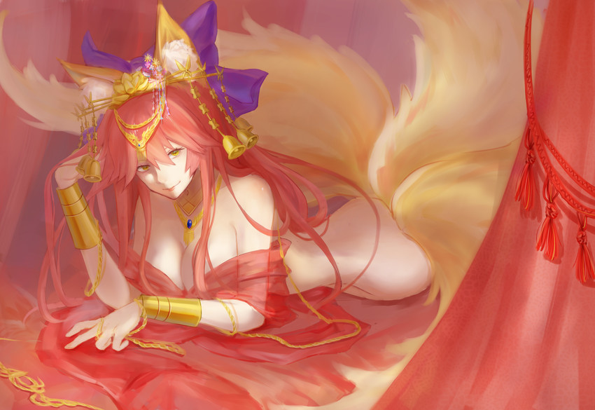 tamamo and tamamo no mae (fate and 2 more) drawn by tokikouhime