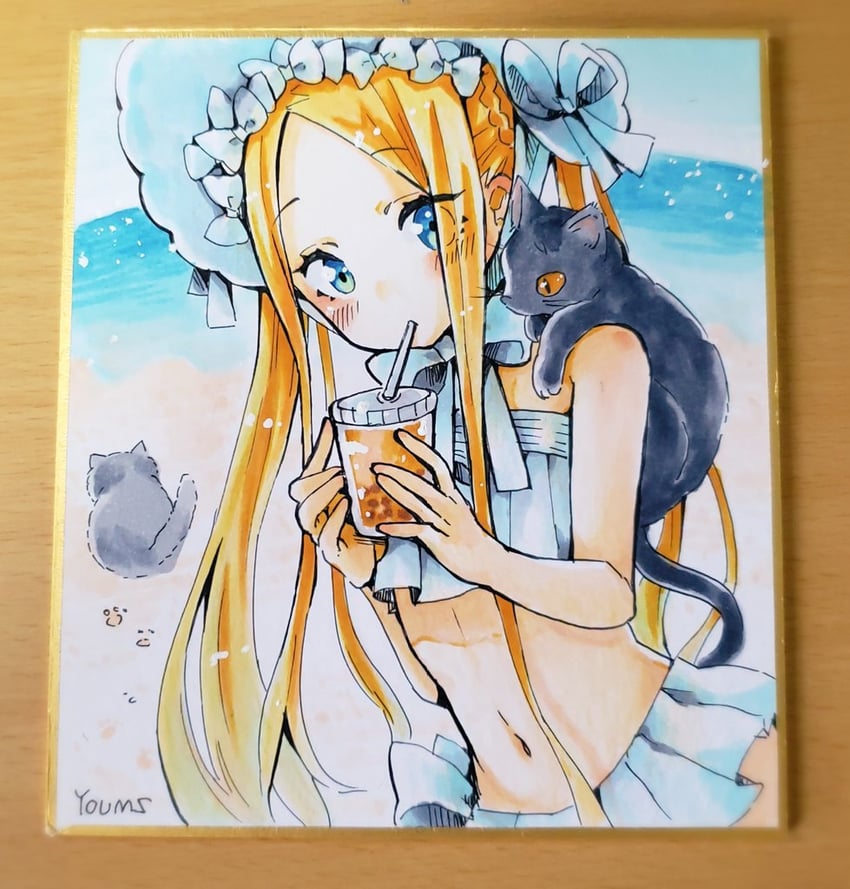 abigail williams, nosh, and luthar (fate and 1 more) drawn by mumu_yu_mu