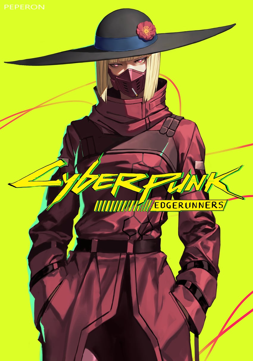 kiwi (cyberpunk and 2 more) drawn by peperon_(peperou)