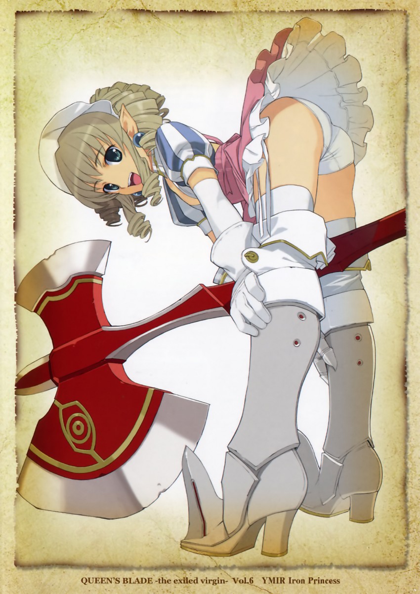 ymir and iron princess ymir (queen's blade) drawn by mibu_natsuki