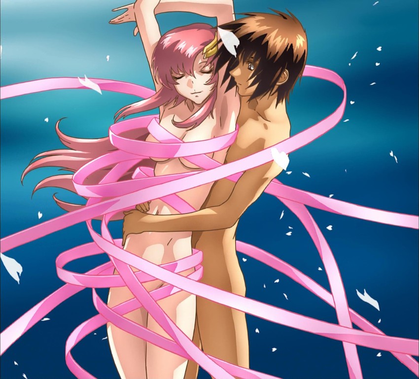 lacus clyne and kira yamato (gundam and 2 more)