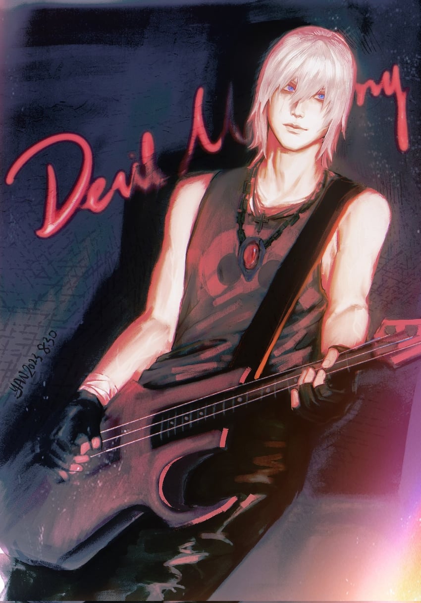 dante (devil may cry and 1 more) drawn by horademimirrr