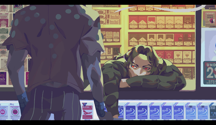 illuso and formaggio (jojo no kimyou na bouken and 1 more) drawn by akira_kira
