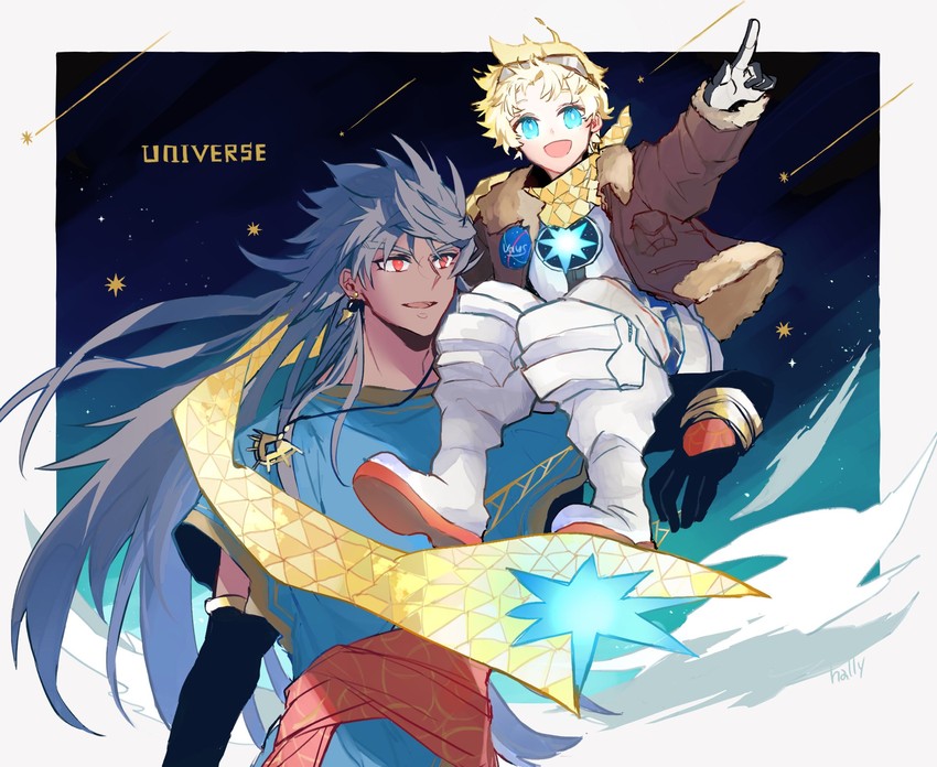 voyager and romulus quirinus (fate and 2 more) drawn by hally