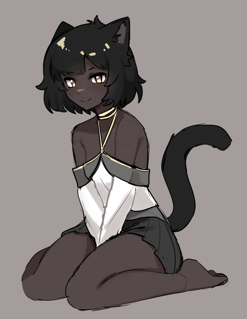 asha the shopkeeper cat (rabbit and steel) drawn by nyaivie