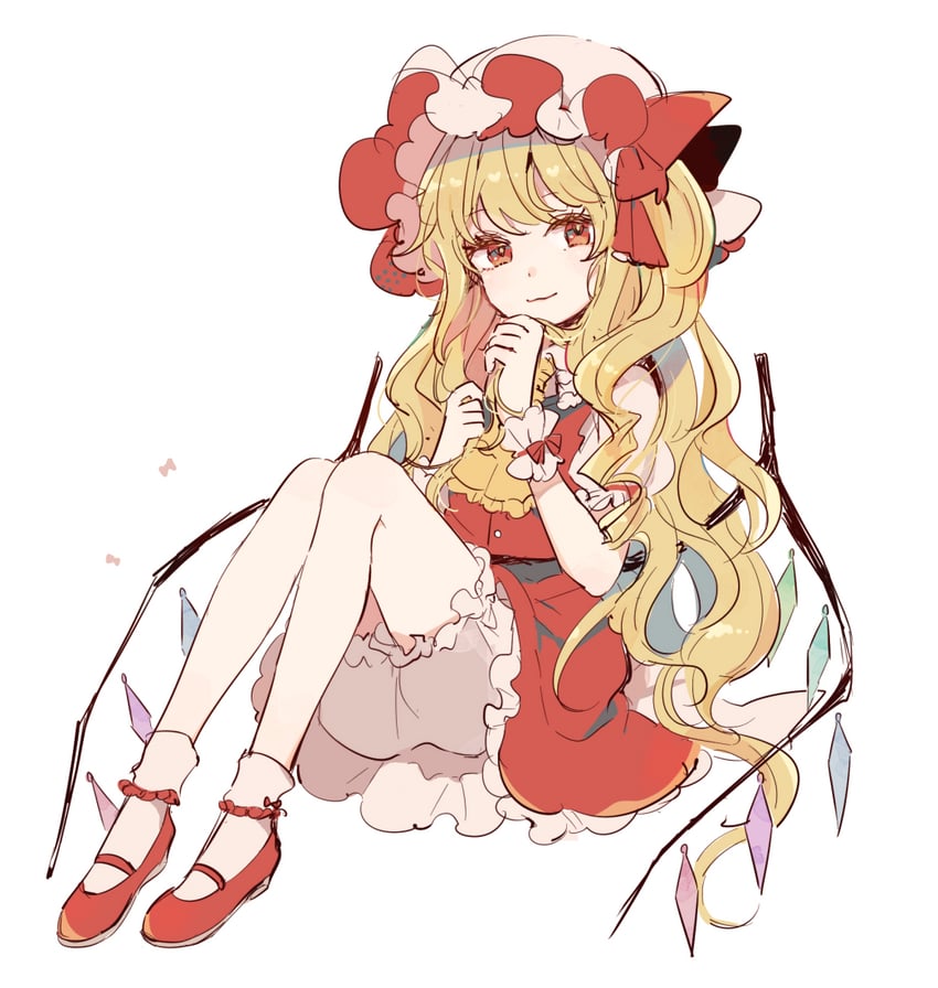 flandre scarlet (touhou) drawn by mozukuzu_(manukedori)