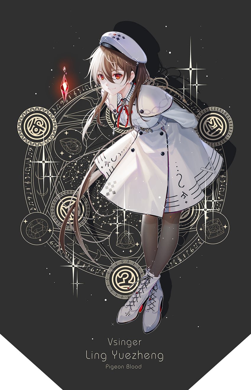 yuezheng ling (vocaloid and 1 more) drawn by tidsean