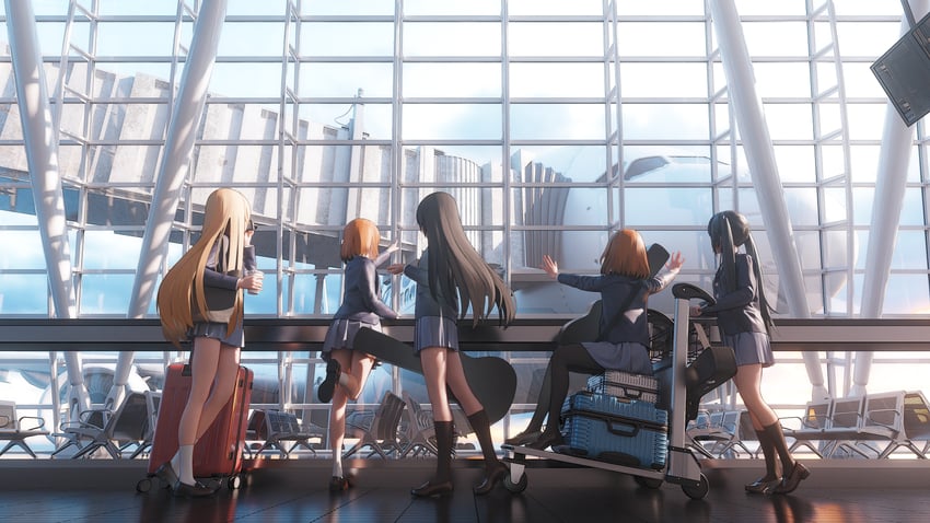 akiyama mio, nakano azusa, hirasawa yui, tainaka ritsu, and kotobuki tsumugi (k-on!) drawn by mr_ito