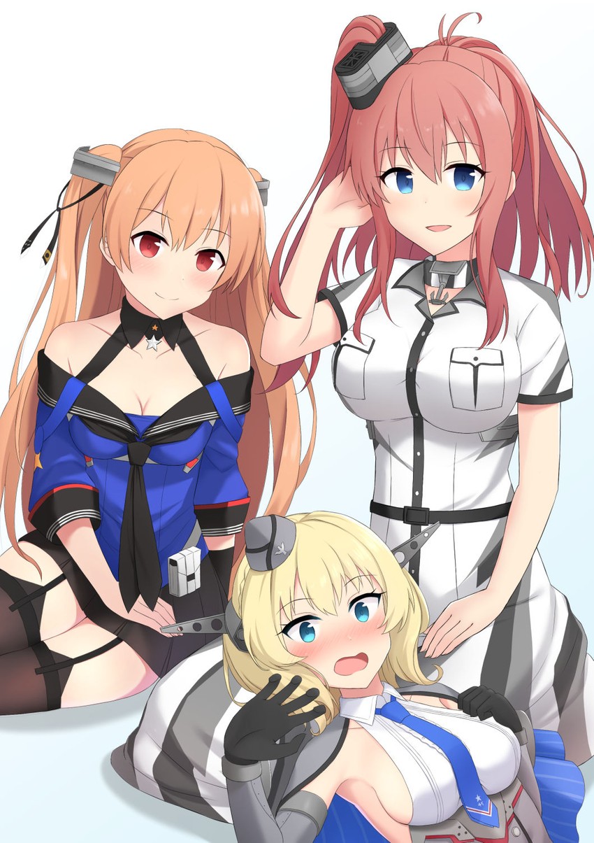 saratoga, colorado, johnston, and saratoga mk ii (kantai collection) drawn by akahi242