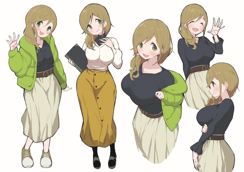 inuyama aoi (yurucamp and 1 more) drawn by yabai_gorilla