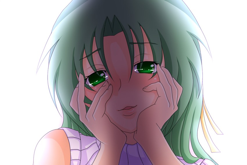 sonozaki shion and gasai yuno (higurashi no naku koro ni) drawn by simororisi