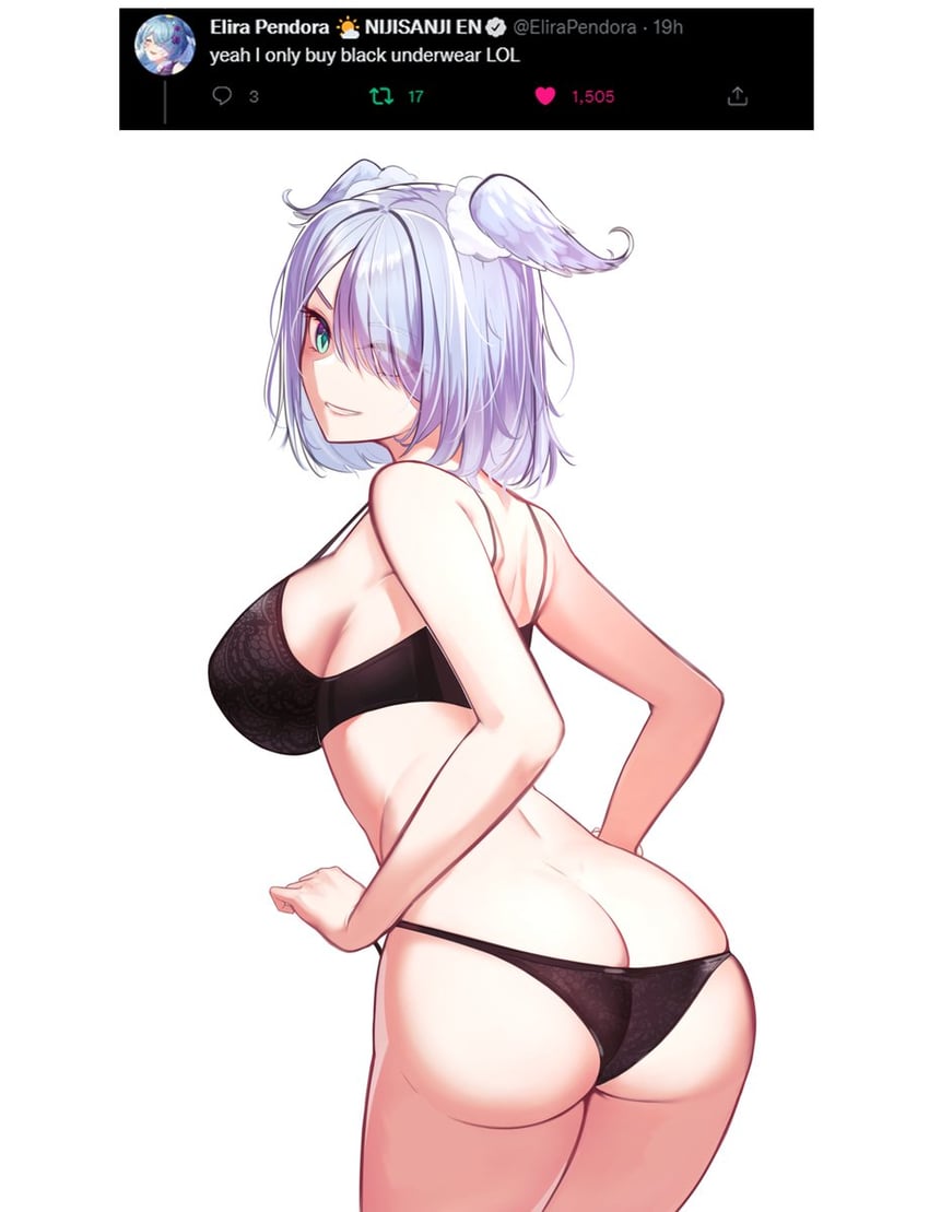 elira pendora (nijisanji and 1 more) drawn by jellen_aura