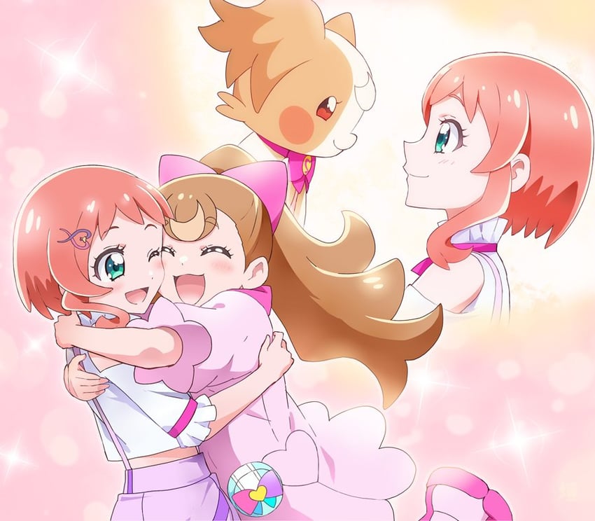 inukai komugi and inukai iroha (precure and 1 more) drawn by kakiuchi_itsuki