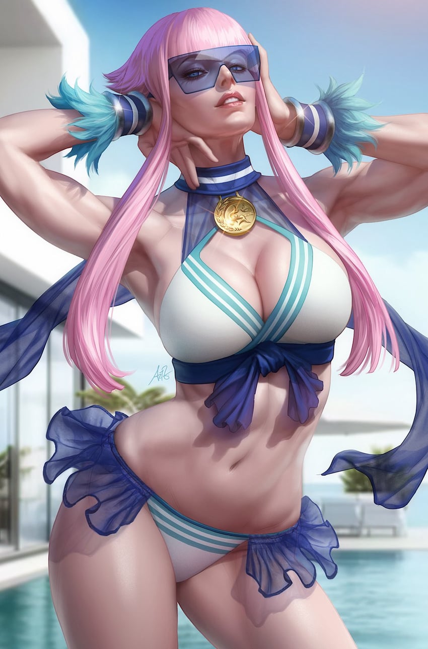manon legrand (street fighter and 1 more) drawn by stanley_lau