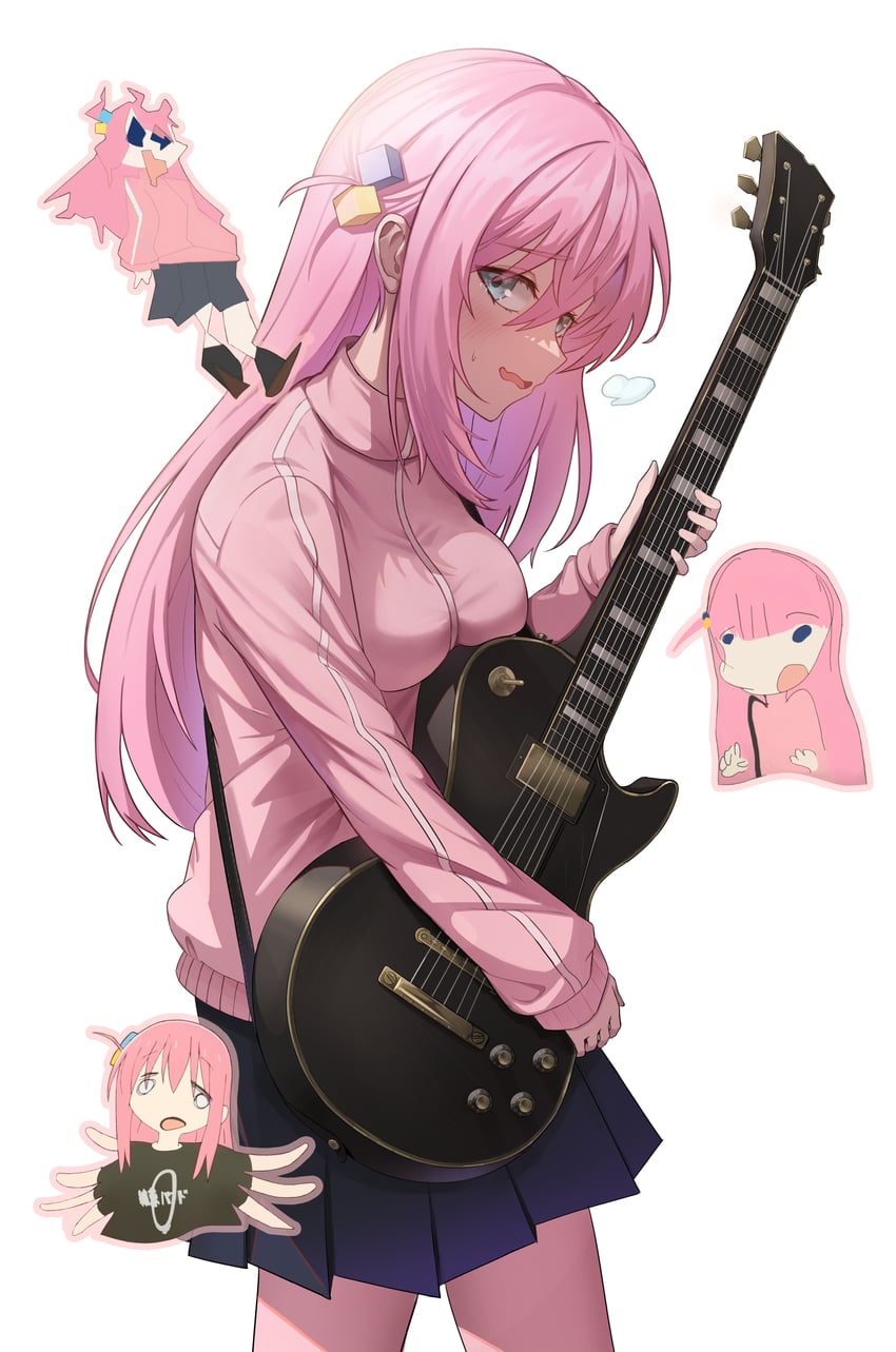 gotoh hitori (bocchi the rock!) drawn by oh_kyoung_hwan