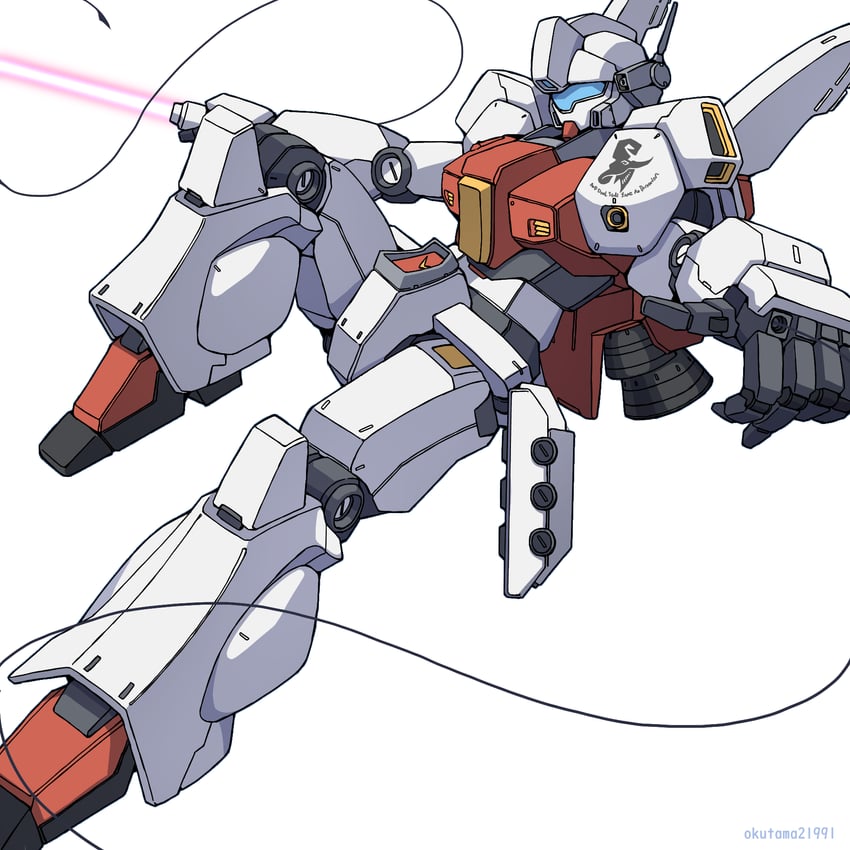 jegan (gundam and 2 more) drawn by okutama_tarou
